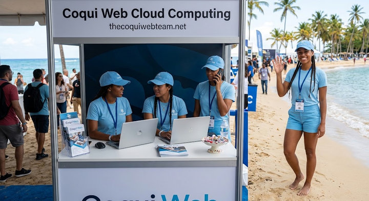 Coqui Web Cloud Computing tech expo photo