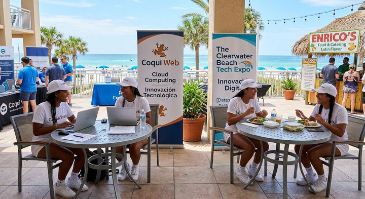 Coqui Web Cloud Computing tech expo photo